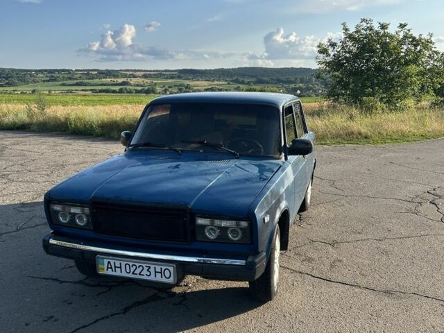 Синій ВАЗ 2107, об'ємом двигуна 1.5 л та пробігом 158 тис. км за 654 $, фото 1 на Automoto.ua