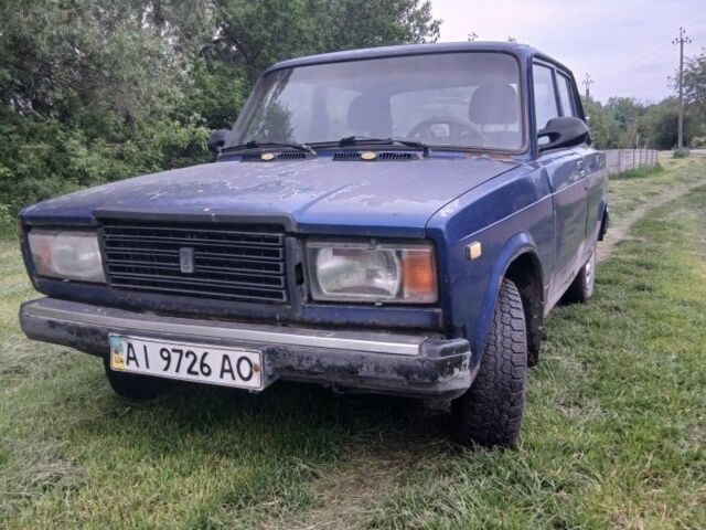 Синий ВАЗ 2107, объемом двигателя 1.5 л и пробегом 76 тыс. км за 273 $, фото 1 на Automoto.ua