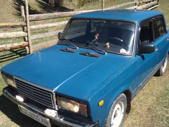 Синий ВАЗ 2107, объемом двигателя 0 л и пробегом 40 тыс. км за 850 $, фото 1 на Automoto.ua