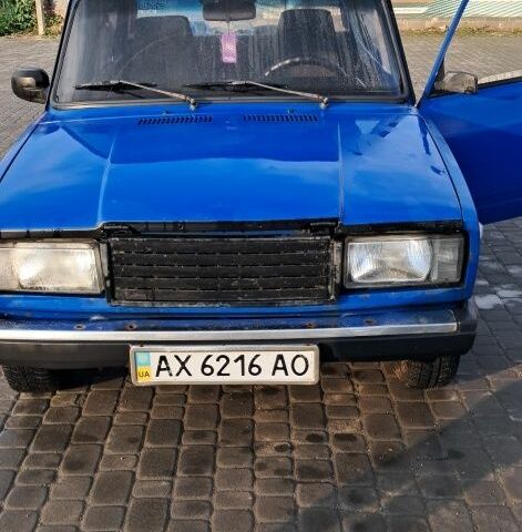 Синий ВАЗ 2107, объемом двигателя 1.5 л и пробегом 1000 тыс. км за 600 $, фото 1 на Automoto.ua