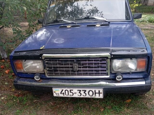 Синій ВАЗ 2107, об'ємом двигуна 0 л та пробігом 90 тис. км за 486 $, фото 1 на Automoto.ua