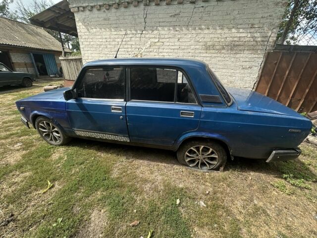 Синій ВАЗ 2107, об'ємом двигуна 1.5 л та пробігом 3 тис. км за 447 $, фото 1 на Automoto.ua
