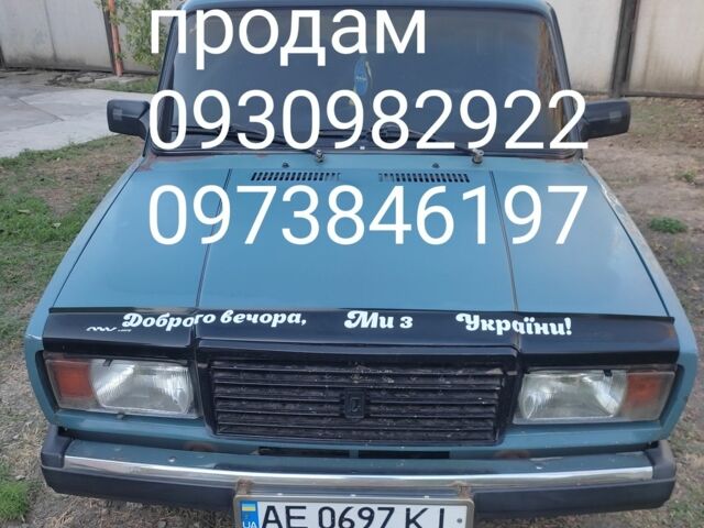 Синий ВАЗ 2107, объемом двигателя 1.5 л и пробегом 500 тыс. км за 1000 $, фото 1 на Automoto.ua