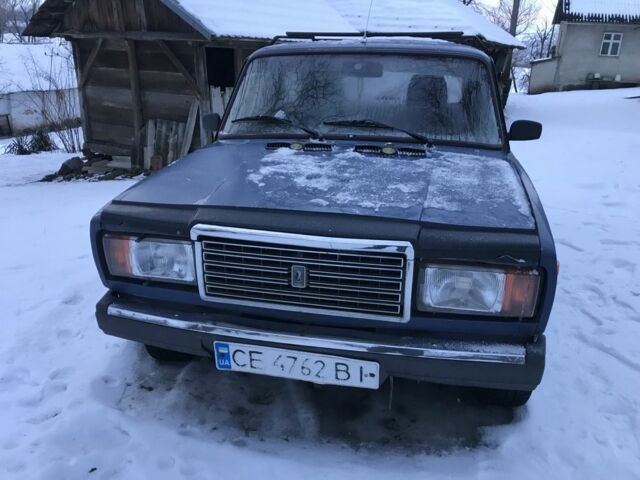 Синий ВАЗ 2107, объемом двигателя 1.5 л и пробегом 182 тыс. км за 800 $, фото 1 на Automoto.ua