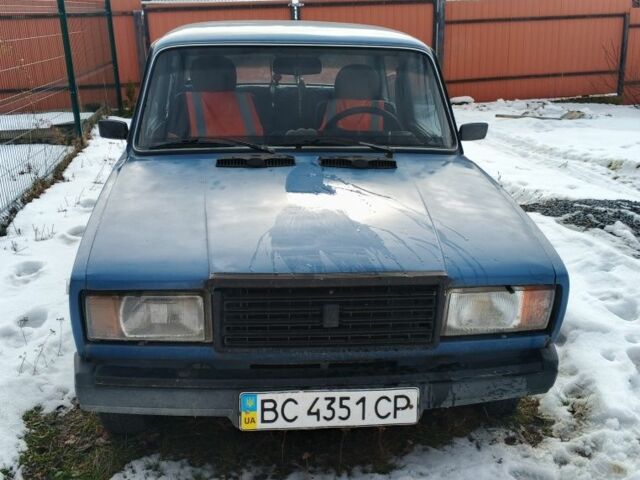 Синий ВАЗ 2107, объемом двигателя 1.5 л и пробегом 352 тыс. км за 348 $, фото 1 на Automoto.ua