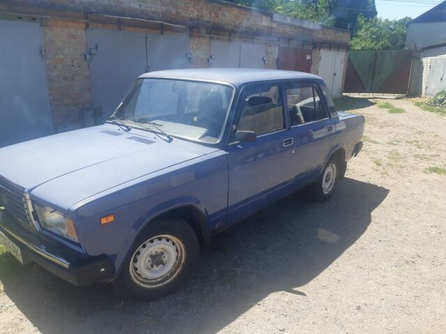 Синий ВАЗ 2107, объемом двигателя 1.5 л и пробегом 90 тыс. км за 1800 $, фото 1 на Automoto.ua