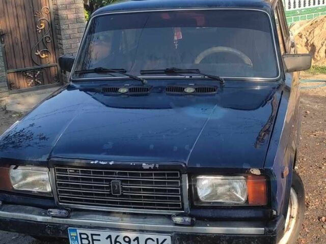 Синій ВАЗ 2107, об'ємом двигуна 1.5 л та пробігом 1000 тис. км за 594 $, фото 1 на Automoto.ua