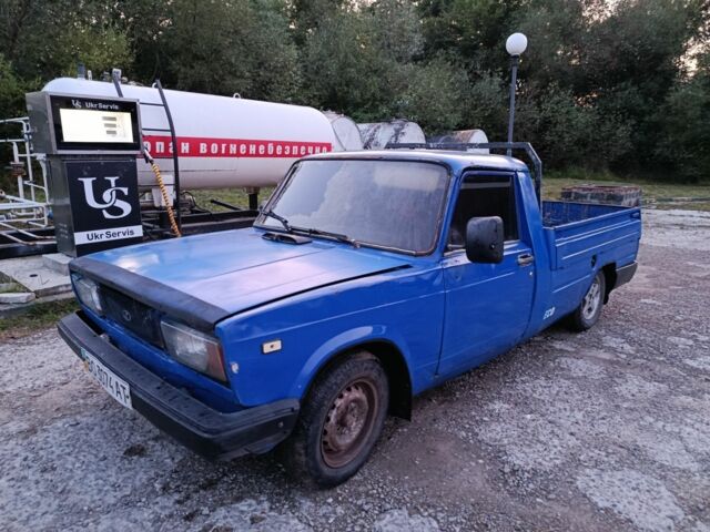 Синий ВАЗ 2107, объемом двигателя 1.6 л и пробегом 350 тыс. км за 550 $, фото 1 на Automoto.ua