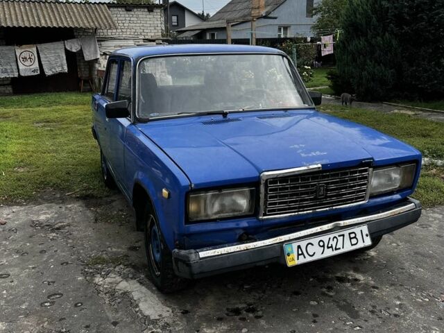 Синій ВАЗ 2107, об'ємом двигуна 1.3 л та пробігом 100 тис. км за 325 $, фото 1 на Automoto.ua