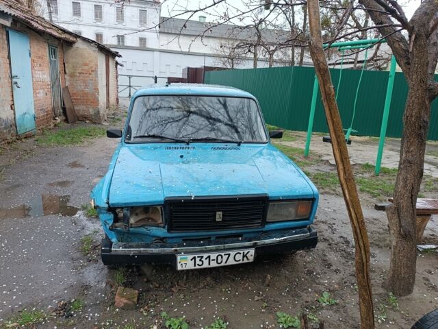 Синий ВАЗ 2107, объемом двигателя 0 л и пробегом 108 тыс. км за 288 $, фото 1 на Automoto.ua