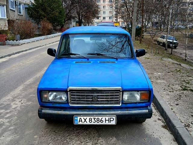 Синий ВАЗ 2107, объемом двигателя 1.5 л и пробегом 100 тыс. км за 700 $, фото 1 на Automoto.ua