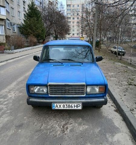 Синій ВАЗ 2107, об'ємом двигуна 1.5 л та пробігом 100 тис. км за 700 $, фото 1 на Automoto.ua