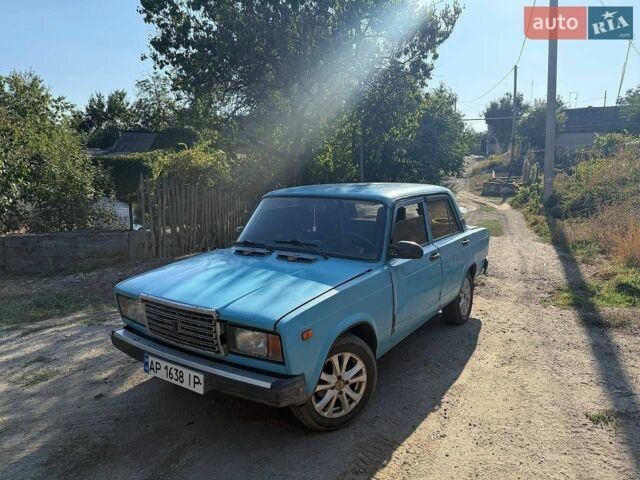 Синий ВАЗ 2107, объемом двигателя 1.3 л и пробегом 200 тыс. км за 825 $, фото 1 на Automoto.ua