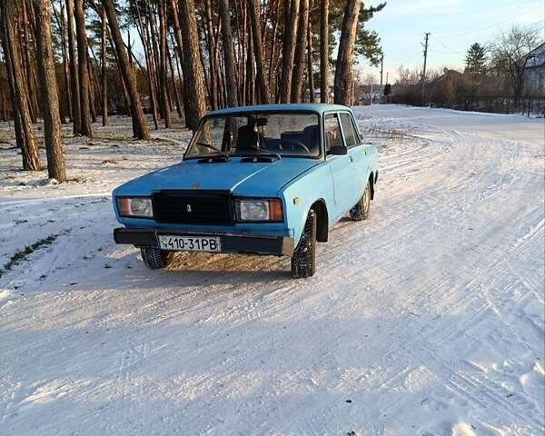 Синій ВАЗ 2107, об'ємом двигуна 1.6 л та пробігом 150 тис. км за 650 $, фото 1 на Automoto.ua