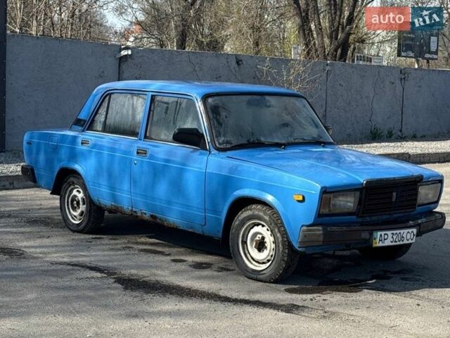 Синий ВАЗ 2107, объемом двигателя 1.45 л и пробегом 300 тыс. км за 400 $, фото 1 на Automoto.ua