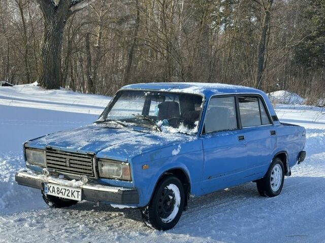 Синій ВАЗ 2107, об'ємом двигуна 1.5 л та пробігом 150 тис. км за 336 $, фото 1 на Automoto.ua