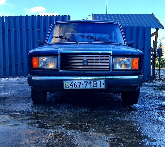 Синій ВАЗ 2107, об'ємом двигуна 1.3 л та пробігом 0 тис. км за 340 $, фото 1 на Automoto.ua