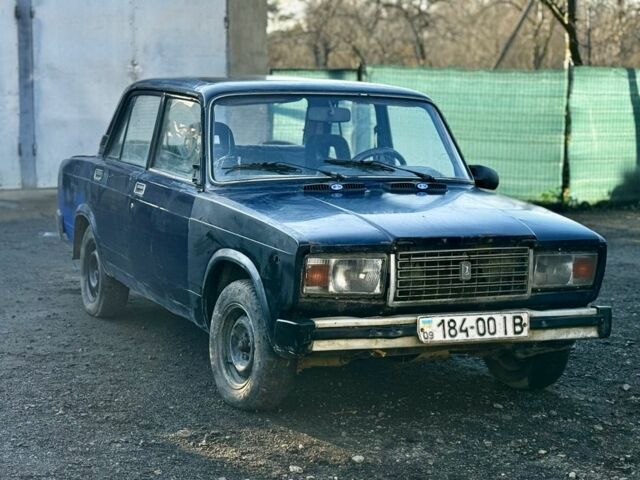Синий ВАЗ 2107, объемом двигателя 1.5 л и пробегом 80 тыс. км за 249 $, фото 1 на Automoto.ua