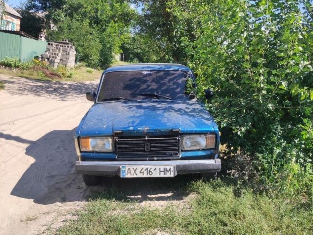 Синий ВАЗ 2107, объемом двигателя 1.6 л и пробегом 200 тыс. км за 225 $, фото 1 на Automoto.ua