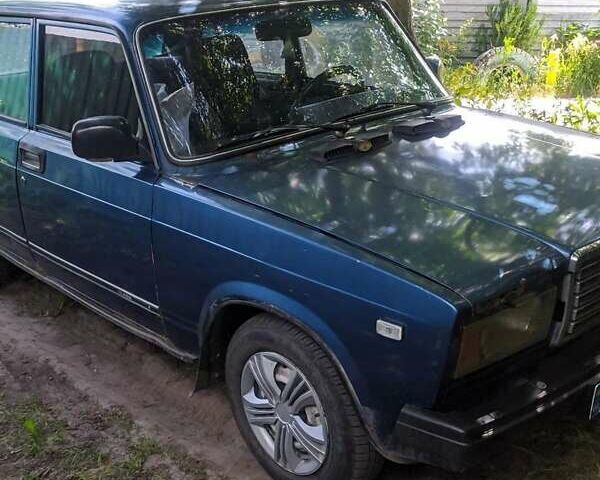 Синій ВАЗ 2107, об'ємом двигуна 1.5 л та пробігом 310 тис. км за 750 $, фото 1 на Automoto.ua