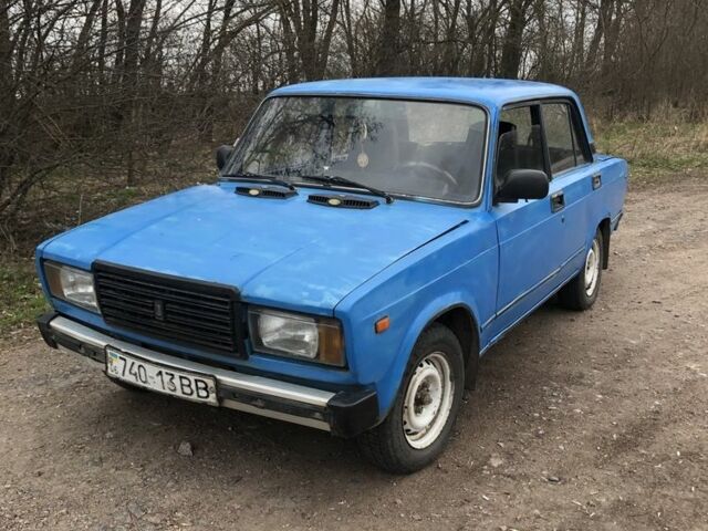 Синій ВАЗ 2107, об'ємом двигуна 1.5 л та пробігом 645 тис. км за 452 $, фото 1 на Automoto.ua