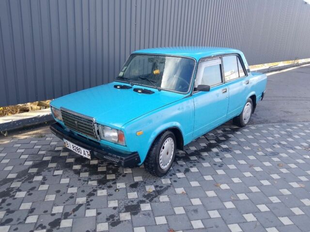 Синий ВАЗ 2107, объемом двигателя 0 л и пробегом 1 тыс. км за 700 $, фото 1 на Automoto.ua