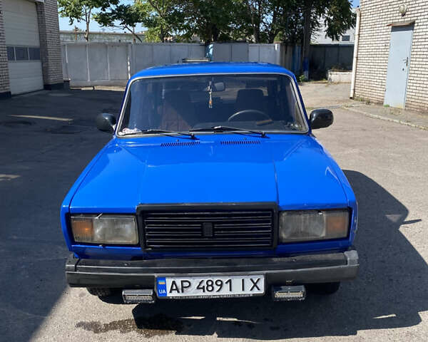 Синий ВАЗ 2107, объемом двигателя 1.5 л и пробегом 42 тыс. км за 1400 $, фото 1 на Automoto.ua