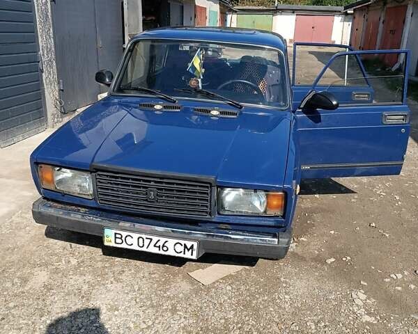 Синій ВАЗ 2107, об'ємом двигуна 1.5 л та пробігом 153 тис. км за 800 $, фото 1 на Automoto.ua