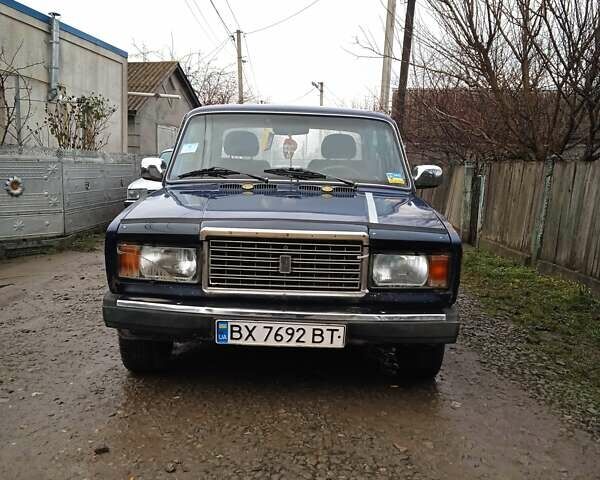 Синий ВАЗ 2107, объемом двигателя 1.5 л и пробегом 210 тыс. км за 500 $, фото 1 на Automoto.ua