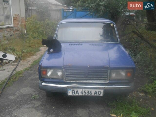 Синий ВАЗ 2107, объемом двигателя 1.5 л и пробегом 100 тыс. км за 501 $, фото 1 на Automoto.ua
