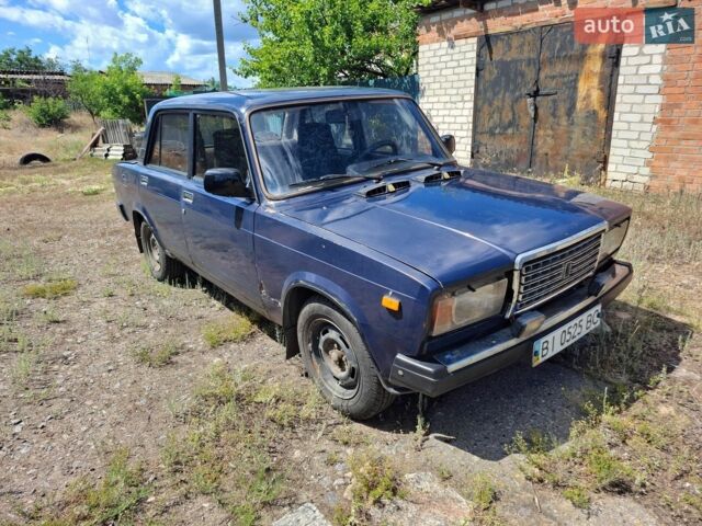 Синий ВАЗ 2107, объемом двигателя 1.45 л и пробегом 180 тыс. км за 669 $, фото 1 на Automoto.ua