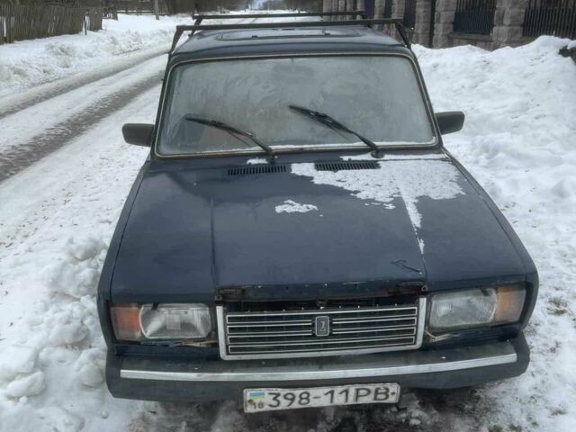 Синий ВАЗ 2107, объемом двигателя 1.5 л и пробегом 96 тыс. км за 349 $, фото 1 на Automoto.ua