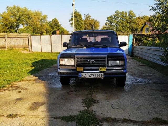 Синий ВАЗ 2107, объемом двигателя 1.6 л и пробегом 100 тыс. км за 1400 $, фото 1 на Automoto.ua