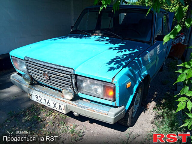 Синий ВАЗ 2107, объемом двигателя 1.3 л и пробегом 0 тыс. км за 600 $, фото 1 на Automoto.ua