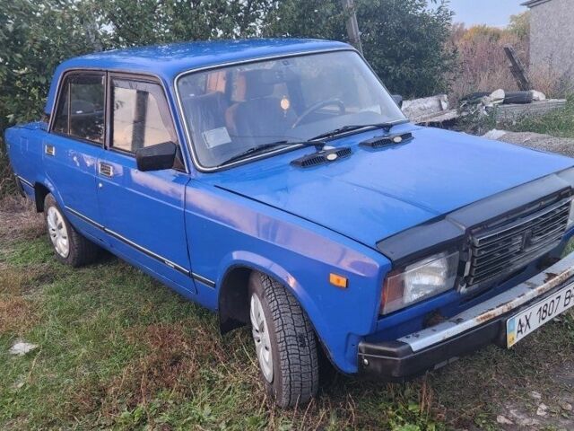Синий ВАЗ 2107, объемом двигателя 1.5 л и пробегом 100 тыс. км за 500 $, фото 1 на Automoto.ua