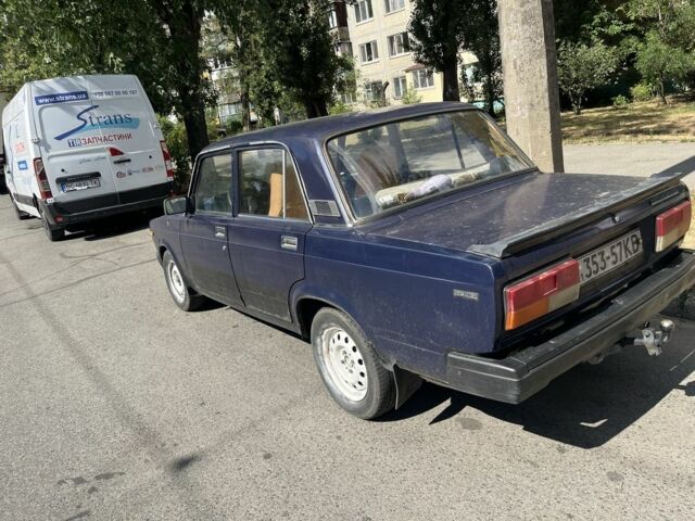 Синій ВАЗ 2107, об'ємом двигуна 1 л та пробігом 1000 тис. км за 426 $, фото 1 на Automoto.ua