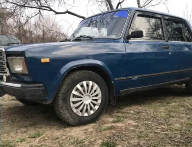 Синий ВАЗ 2107, объемом двигателя 1.3 л и пробегом 57 тыс. км за 750 $, фото 1 на Automoto.ua