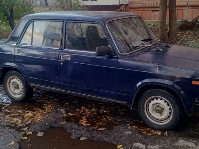 Синій ВАЗ 2107, об'ємом двигуна 1.5 л та пробігом 100 тис. км за 428 $, фото 1 на Automoto.ua