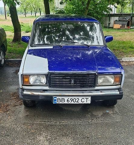 Синій ВАЗ 2107, об'ємом двигуна 1.3 л та пробігом 200 тис. км за 550 $, фото 1 на Automoto.ua