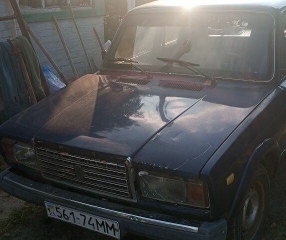 Синий ВАЗ 2107, объемом двигателя 1.5 л и пробегом 2 тыс. км за 353 $, фото 1 на Automoto.ua