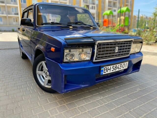 Синий ВАЗ 2107, объемом двигателя 1.5 л и пробегом 115 тыс. км за 1152 $, фото 1 на Automoto.ua