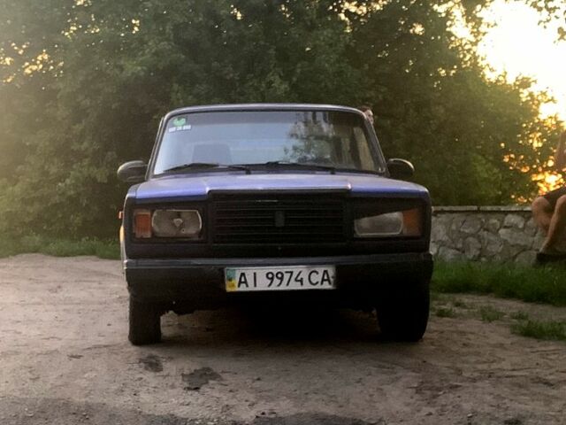 Синий ВАЗ 2107, объемом двигателя 1.3 л и пробегом 0 тыс. км за 220 $, фото 1 на Automoto.ua