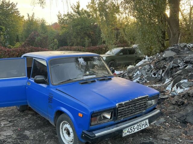Синий ВАЗ 2107, объемом двигателя 1.5 л и пробегом 100 тыс. км за 400 $, фото 1 на Automoto.ua