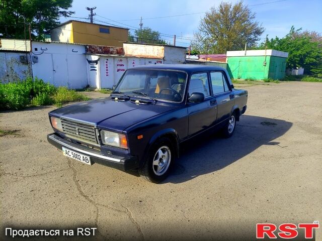 Синий ВАЗ 2107, объемом двигателя 1.5 л и пробегом 0 тыс. км за 899 $, фото 1 на Automoto.ua