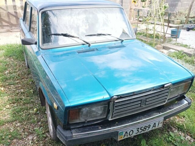 Синий ВАЗ 2107, объемом двигателя 1.5 л и пробегом 67 тыс. км за 850 $, фото 1 на Automoto.ua