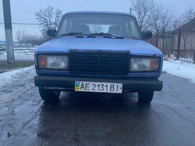 Синий ВАЗ 2107, объемом двигателя 1.5 л и пробегом 270 тыс. км за 606 $, фото 1 на Automoto.ua
