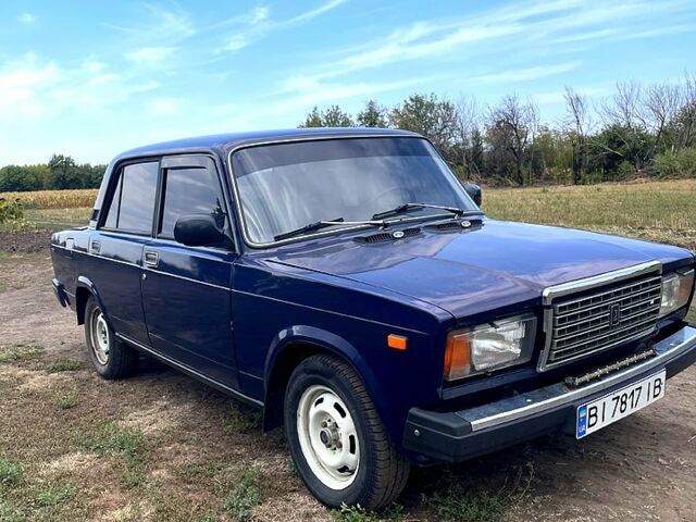 Синий ВАЗ 2107, объемом двигателя 1.5 л и пробегом 90 тыс. км за 1130 $, фото 1 на Automoto.ua