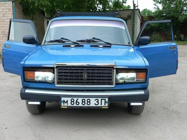 Синий ВАЗ 2107, объемом двигателя 0 л и пробегом 168 тыс. км за 900 $, фото 1 на Automoto.ua