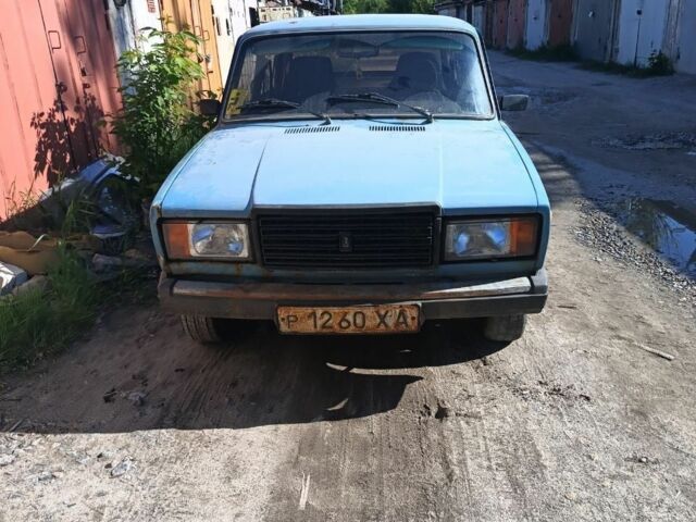 Синій ВАЗ 2107, об'ємом двигуна 1.5 л та пробігом 200 тис. км за 450 $, фото 1 на Automoto.ua