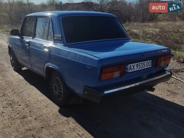 Синий ВАЗ 2107, объемом двигателя 1.5 л и пробегом 35 тыс. км за 1800 $, фото 1 на Automoto.ua